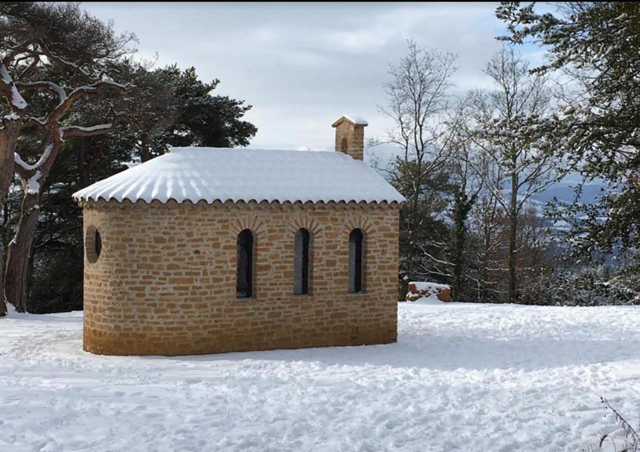 Cabane Spa Sauna Ville-sur-Jarnioux Exterior foto